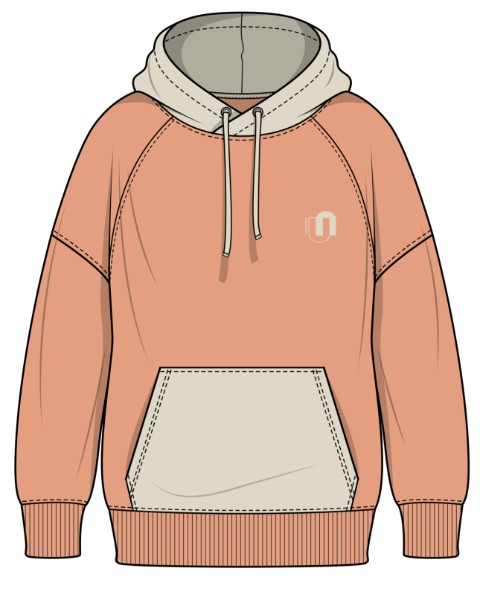 Color Block Hoodies -Women