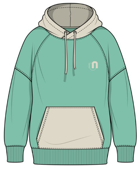 Color Block Hoodies -Women