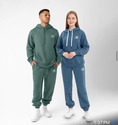Zipped Hoodie Set